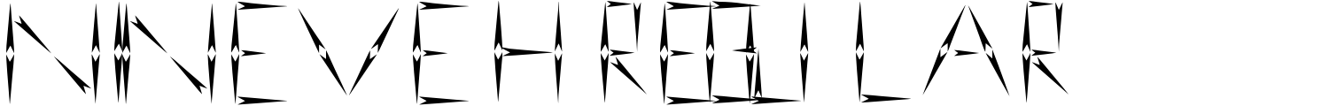 nineveh regular fuente(nineveh regular Font)