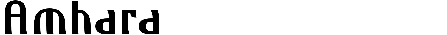 Amharaフォント(Amhara Font)
