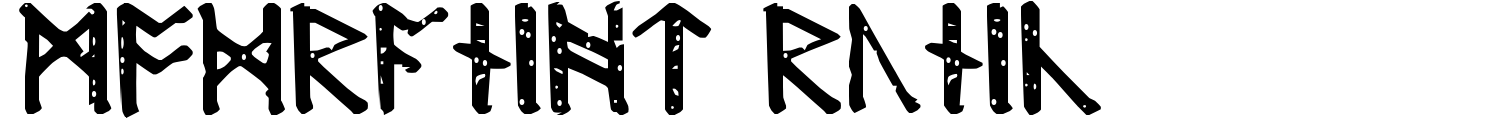 Modraniht Runic Font