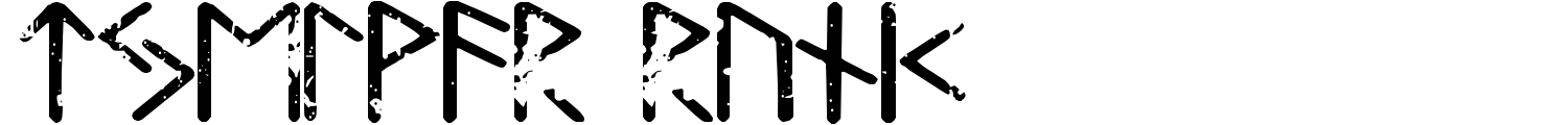 Tjelvar Runic Font