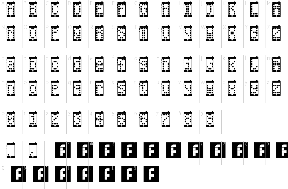 我給你打電話字體字符圖